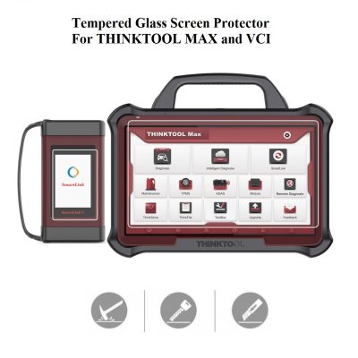 Tempered Glass Screen Protector Cover for THINKTOOL MAX and VCI